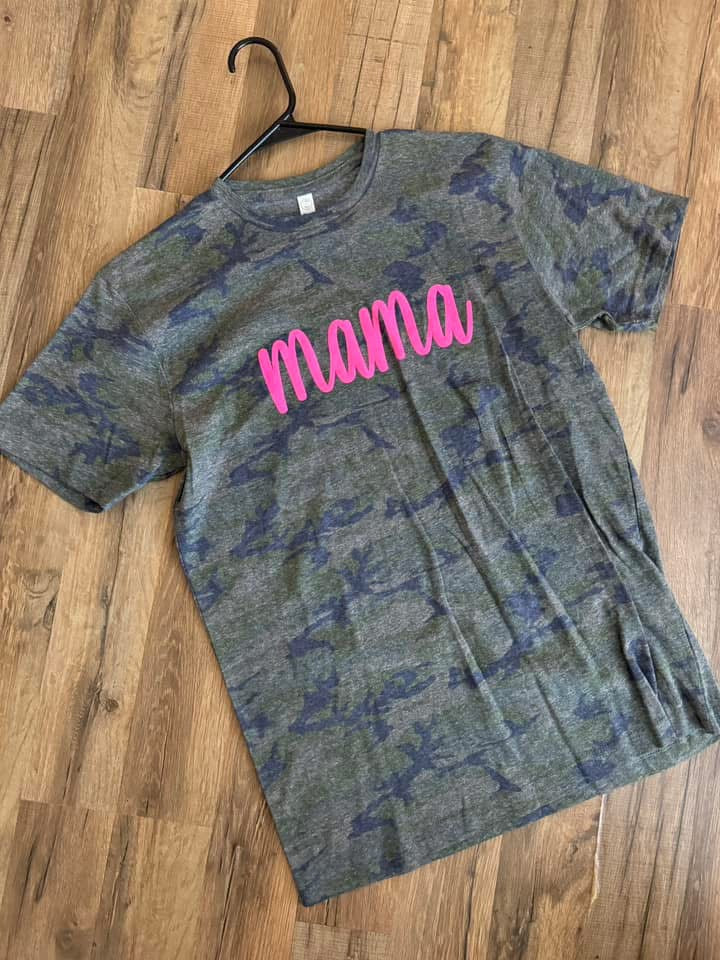 “Mama” puff tee