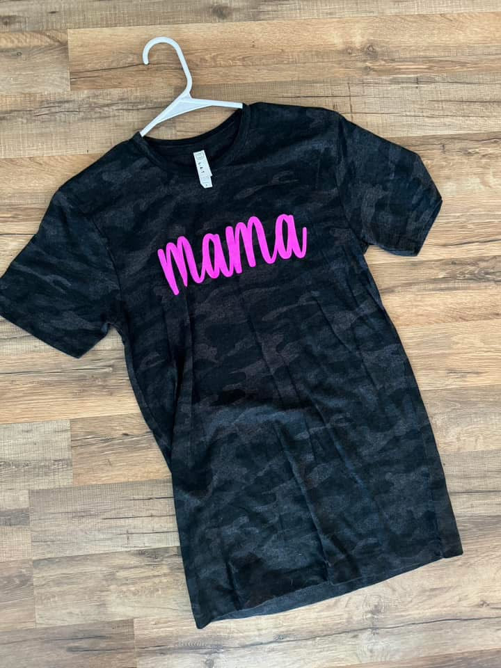 “Mama” puff tee