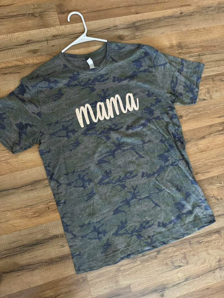 “Mama” puff tee
