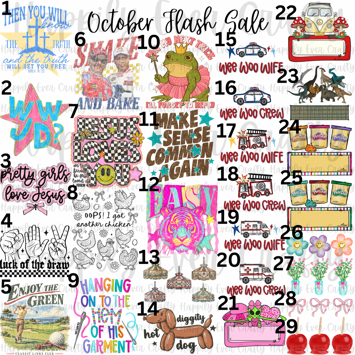 October Flash Sale