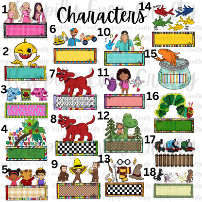 Characters