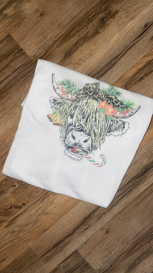 Christmas Cow - short sleeve