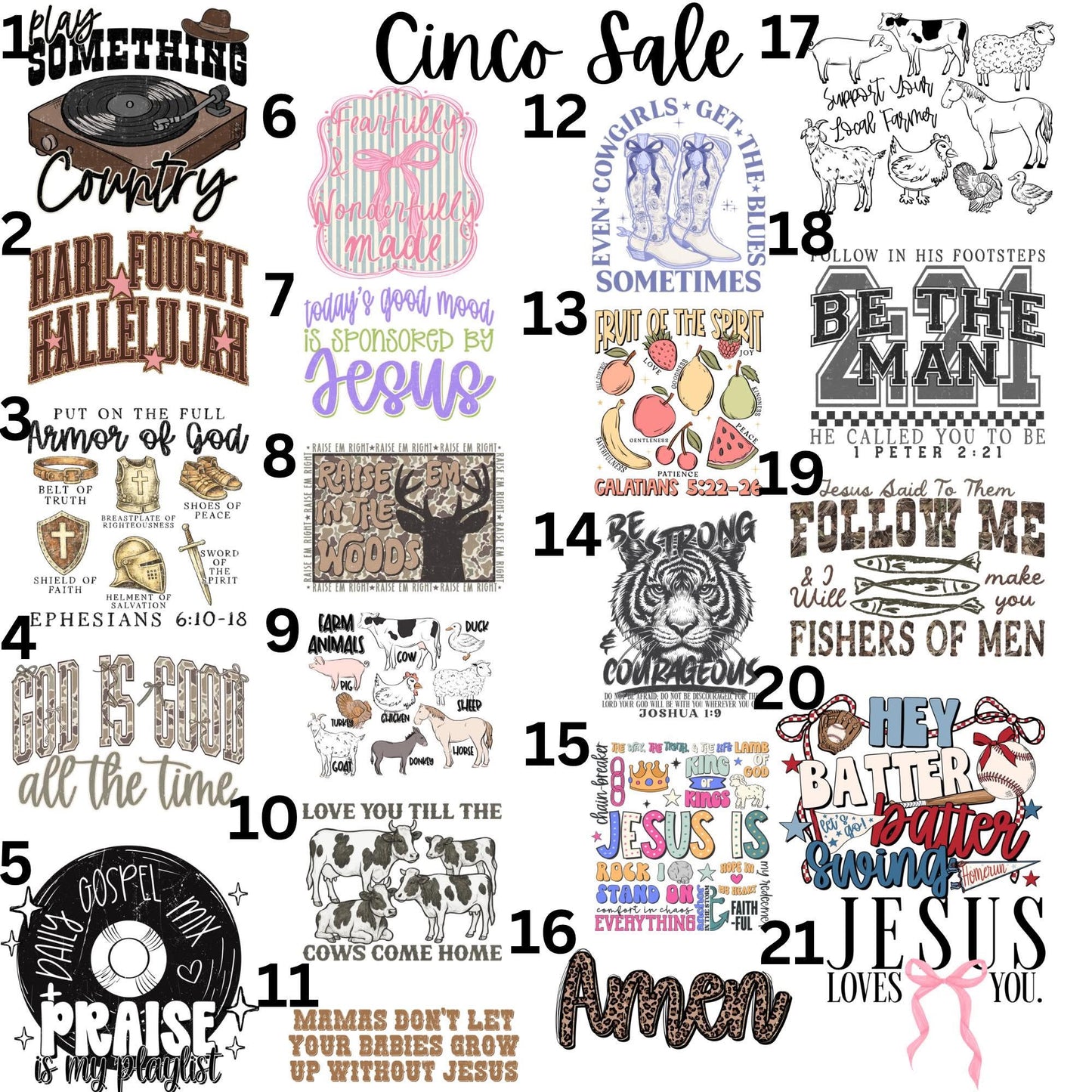 CINCO SALE