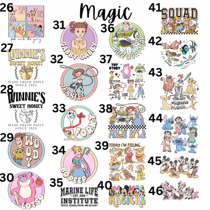 Magic Adult Gildan / Jerzees Options