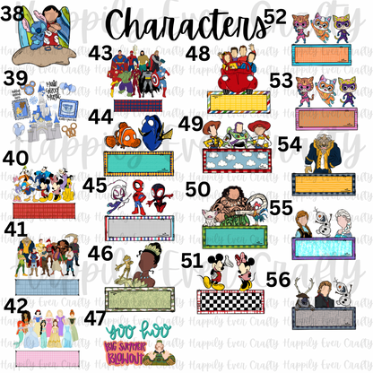 Characters
