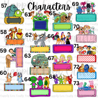 Characters