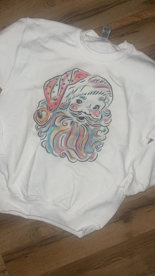 Watercolor Santa - sweatshirt