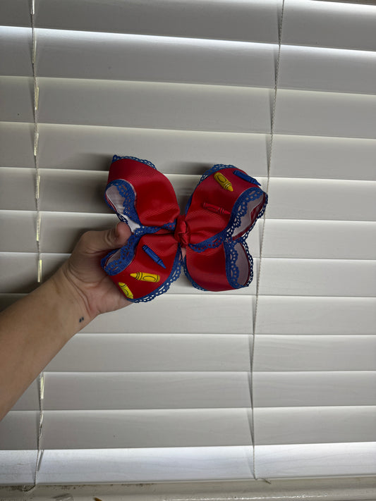Back to School Bow