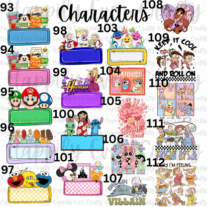Characters