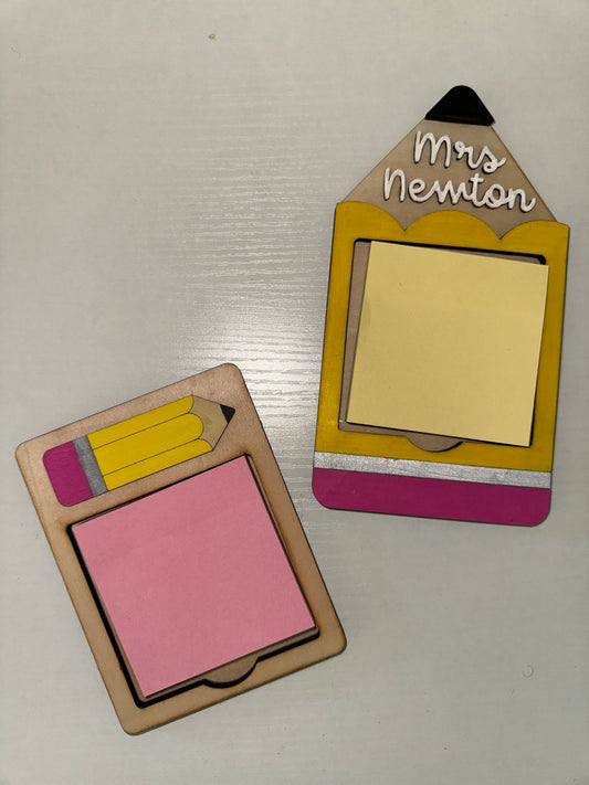 Pencil Sticky Note Holder