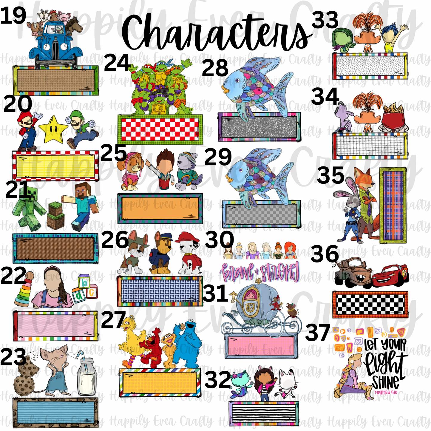 Characters