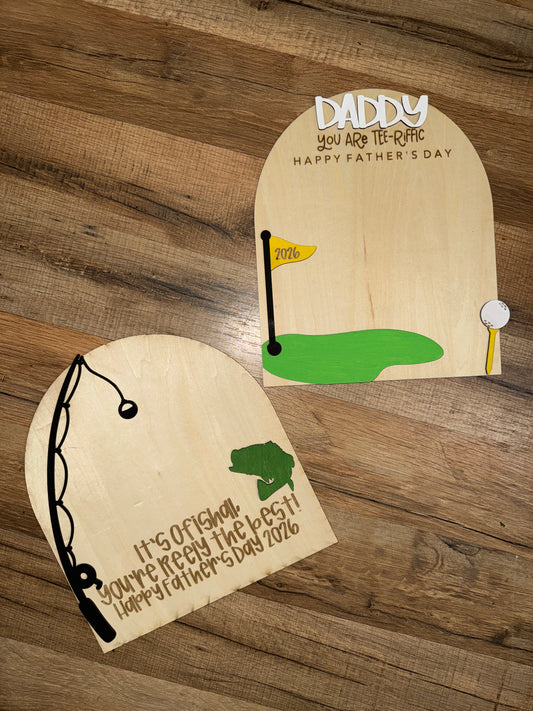 Father's Day Handprint Board