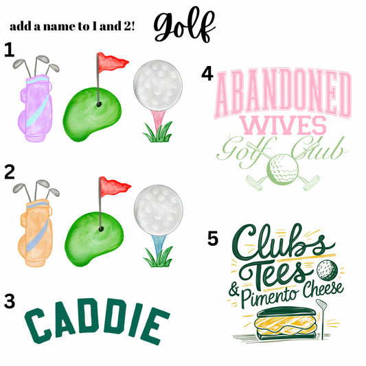 Golf Adult Gildan / Jerzees Options