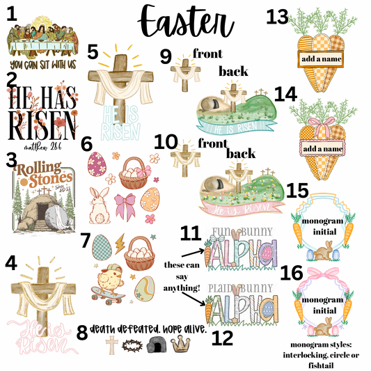 Easter Adult Bella Canvas / Poly Options